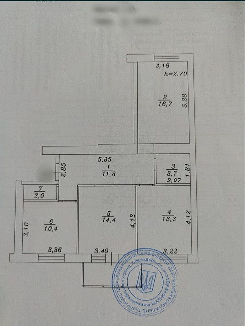 Продам трикімнатну  квартиру в Бучі, Є-оселя так! Буча - изображение 1