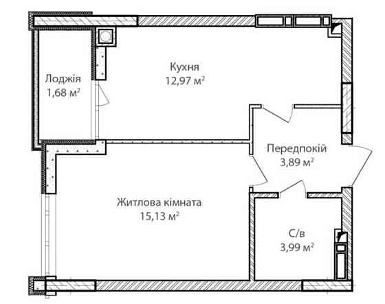 1к квартира зданий будинок ЖК бізнес-класу Ирпень