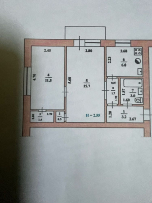 Квартира район жд барак Ізюм - зображення 1