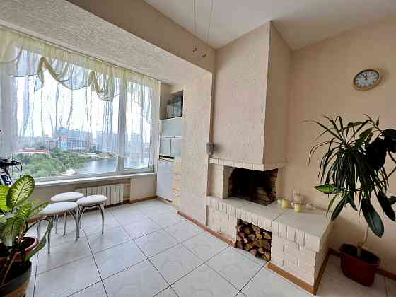 Оренда 2к 90м2 камін і види на озеро вул. Драгоманова, 31В (М) Позняки Киев