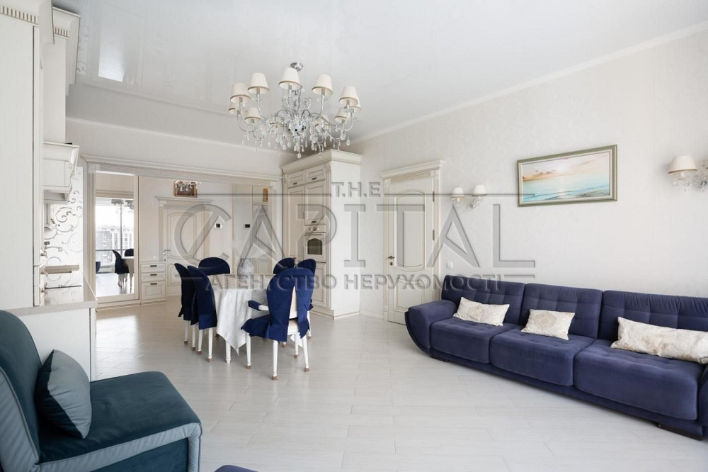 Стильна 3-кімнатна квартира 99 м² в ЖК RiverStone з ремонтом, технікою Київ - зображення 5