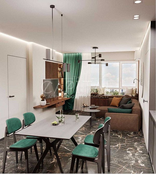 Аренда дизайнерской квартиры в ЖК White Lines Голосеево Київ - зображення 3