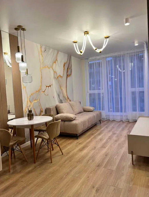 Евродвушка Таирова Дизайнерский ремонт средний этаж Торг 1к квартира Лиманка - зображення 1