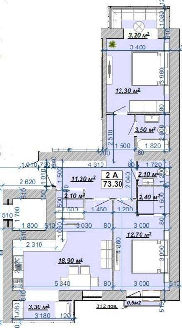 Велика 2к., 74м.кв., в Центрі, Княгинен, підземний паркінг Івано-Франківськ - зображення 1