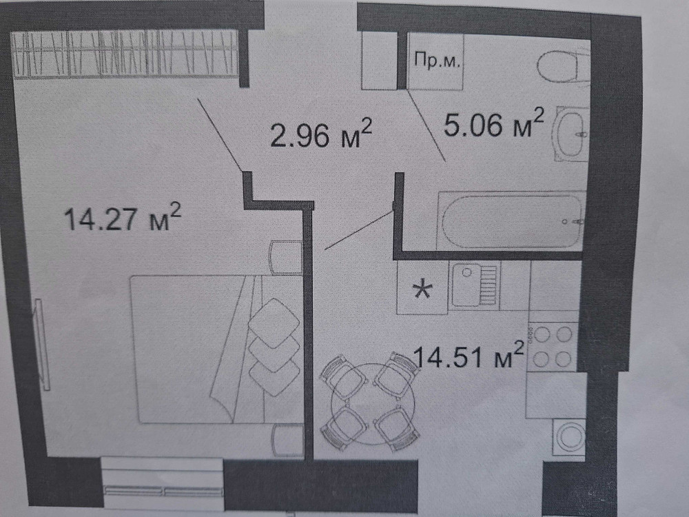 Продам однокімнатну квартиру Струмівка - зображення 1
