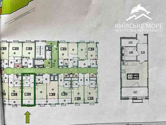 Без %, 1к квартира, 33 м2, ЖК Olympik Park, Бажана пр-т 17 Київ