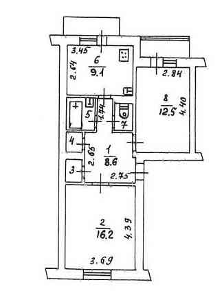 2-х кімнатна квартира з ремонтом та меблями! Лугини
