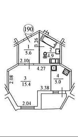 Без %  1 кім квартира Милославська 18 єОселя єВідновлення Київ