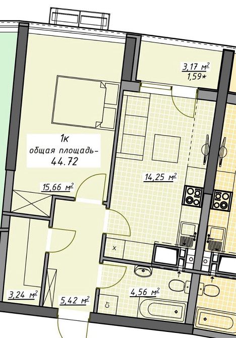 Атмосфера/Аркадия‼️1-к квартира, 0% комиссия Odesa - photo 7