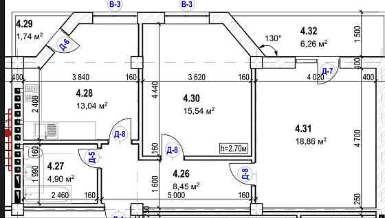 Продається Квартира у Новобудові Росвигово 2 кімнатна двох Мукачево Мукачево