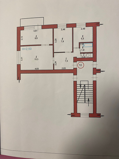 Продається трикімнатна квартира Шепетівка - зображення 1
