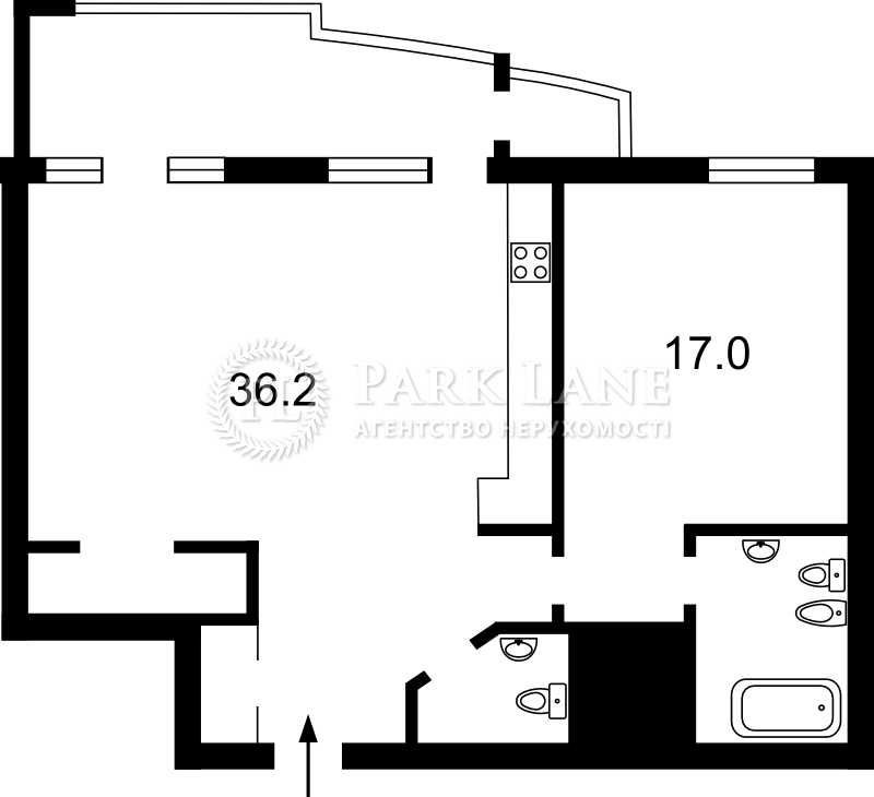 New 2к 86м2 Центр Печерський Тютюника Палац Україна Престиж Холл Киев - изображение 2