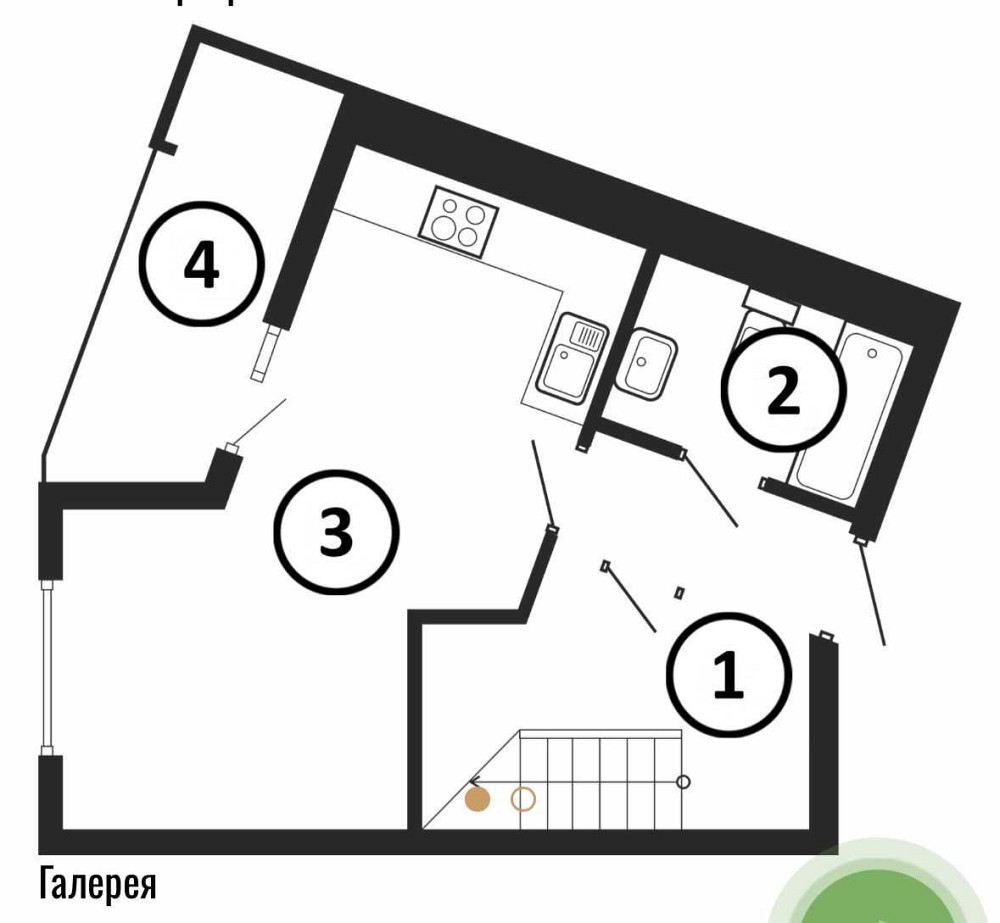 продаж пентхаусу у зданому будинку, Франківський район Львів - зображення 5