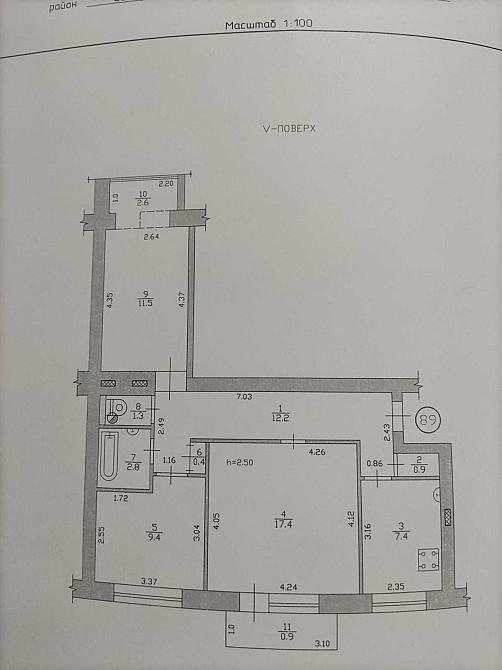 Квартира 3кімнатна р-н Оксамит Гетьманська 43 Самары - изображение 1