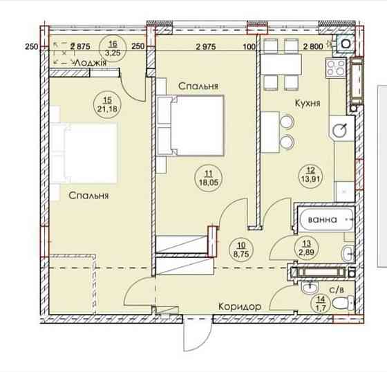 Продаж 2 кімнатної квартири у зданій новобудові! Дубляны (Самборский р-н)