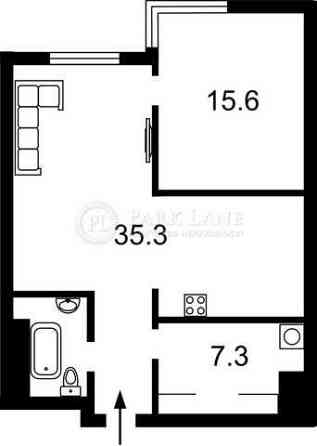 Ексклюзив!!! Продаж 1-к квартири Печерськ в ЖК "TRIIINITY" Київ