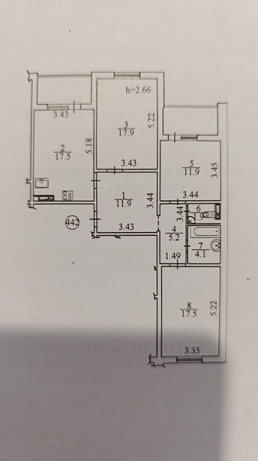 Без % Продаж 3-х кімнатної квартири в м. Києві м.Деміївська Голосійвсь Бровари - зображення 7