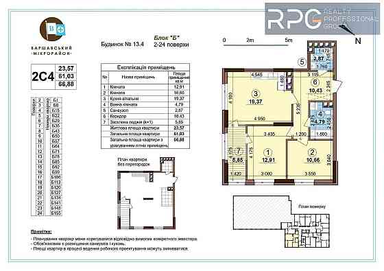 ЖК Варшавський плюс.
Продається 2 к. квартира. Будинок 13.4, 2С4. Київ