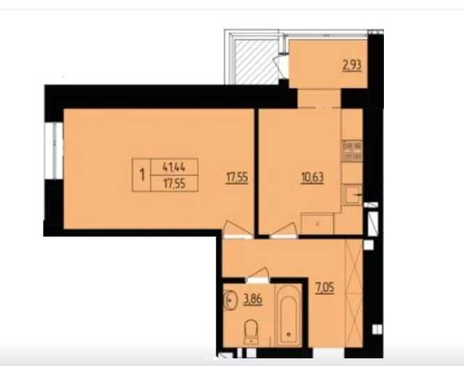 Продаж 1-к квартири в ЖК Дизайн Парк Дубове Здача через 2 місяці 39521 Хмельницкий - изображение 2