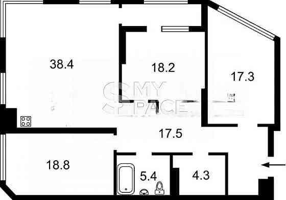 СУПЕРВИДОВА 3кімн ЖК Зарічний, 124м2 з паркомісцем БЕЗ КОМІСІЇ Київ