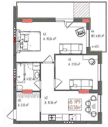 Продається 2-кімнатна квартира, ЖК Загорська
Код: 29419 Ужгород