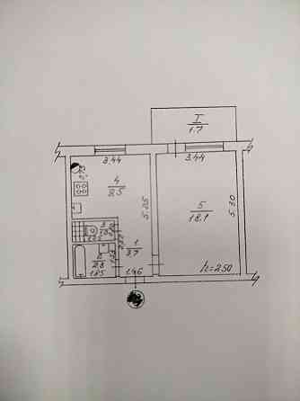 Продам однокімнатну квартиру Миргород