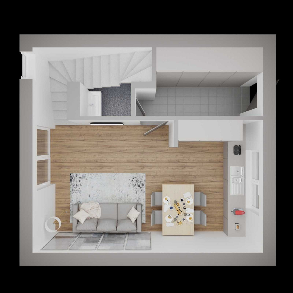 ТАУНХАУС 75м2 за ціною 2-х кімнатної квартири с.Зміїнець, вул Левадна Змиенец - изображение 8