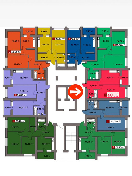 Продаж однокімнатної квартири в ЖК Парковий на Дніпрі Черкассы - изображение 3