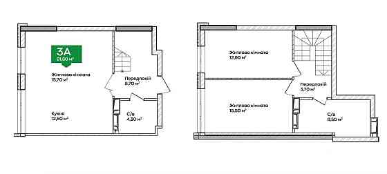 Квартира дворівнева з видом на Центральний ПАРК! Розстрочка+ Ирпень