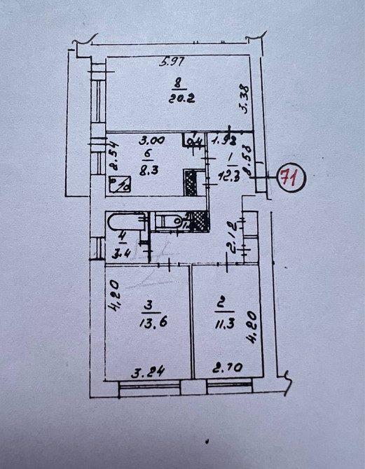 3-кімнатна квартира м. Лівобережна Київ - зображення 8