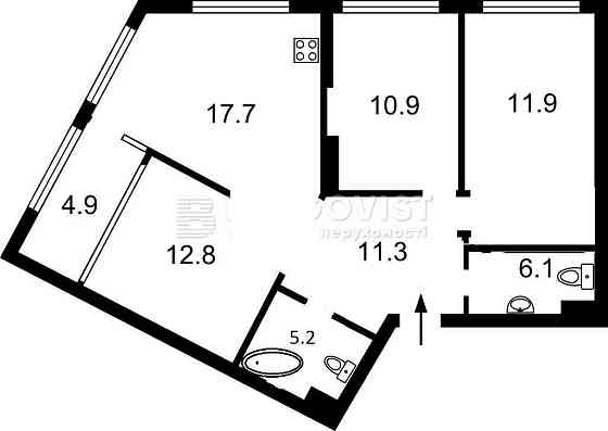 Оренда 3-к.к. 82 м.кв ЖК Great Причальна 12 Позняки Осокорки Київ