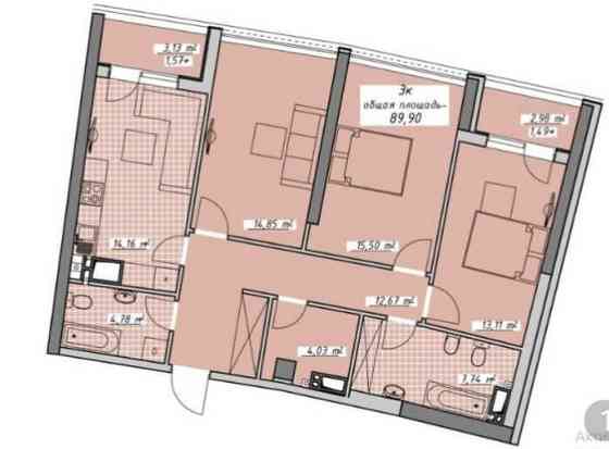 Продам 3 х комн. квартиру в Аркадии, ЖК Атмосфера, дом бизнес класса. Одеса