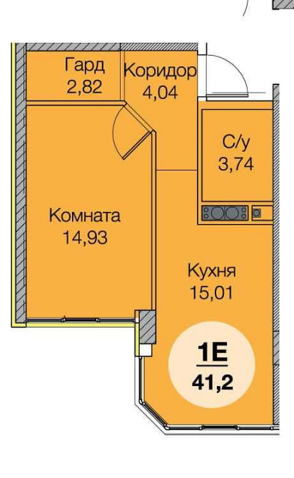 Продам квартиру в ЖК Новой Европе Ілічанка - зображення 2