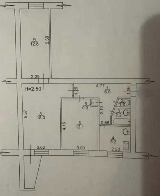 Продам 3комн.квартиру Науки,метро 23августа.Павлово поле.Евідновл Харьков - изображение 5