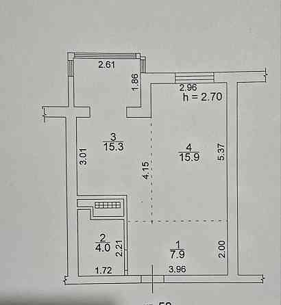 Продам квартиру возле моря Лески 