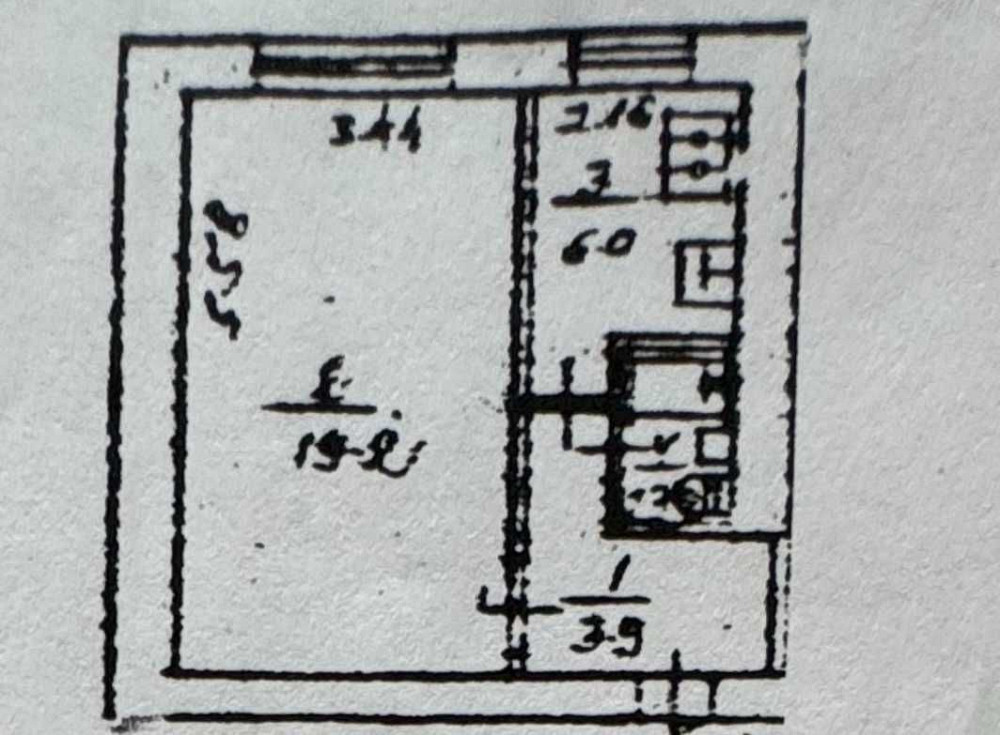 Продаж 1 кімнатної, яка потребує ремонту. Вітряні гори. Київ - зображення 5