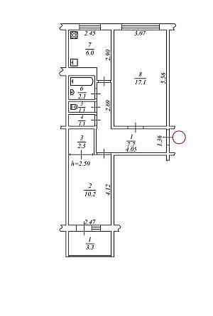 Продаж двокімнатної квартири51м,Мілютенка,23,метро Лісова,Чернігівська Київ
