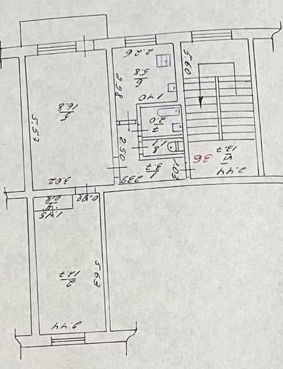 2 к. кв-ра ,2 поверх, не кутова вул. Шевченко -р-н Льодового катка Александрия (Ровенская обл.) - изображение 8