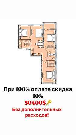 3-комнатная квартира на Поселке Котовского/Новострой/Супер-цена Фонтанка