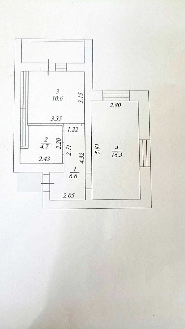 Продам однокімнатну 43м2 в зданому будинку ЖК Сади Вишневі Вишневое - изображение 2