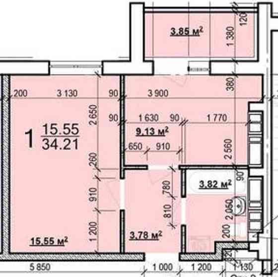 ЖК МИРА 3 продам 1-комн квартиру 34,21м2 в Новострое MV Харьков