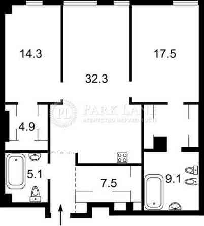 ЖК TRIIINITY, Преміум, Центр, Палац Україна, Печерськ Київ