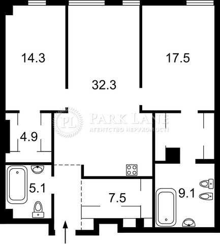 ЖК TRIIINITY, Преміум, Центр, Палац Україна, Печерськ Київ - зображення 3