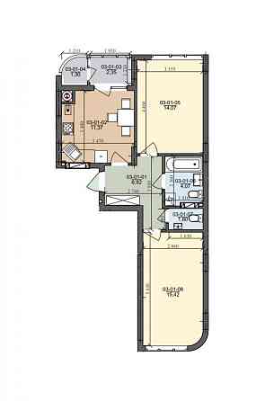 Продаж 2к квартири на етапі будівництва. Вул.Трускавецька Сокільники