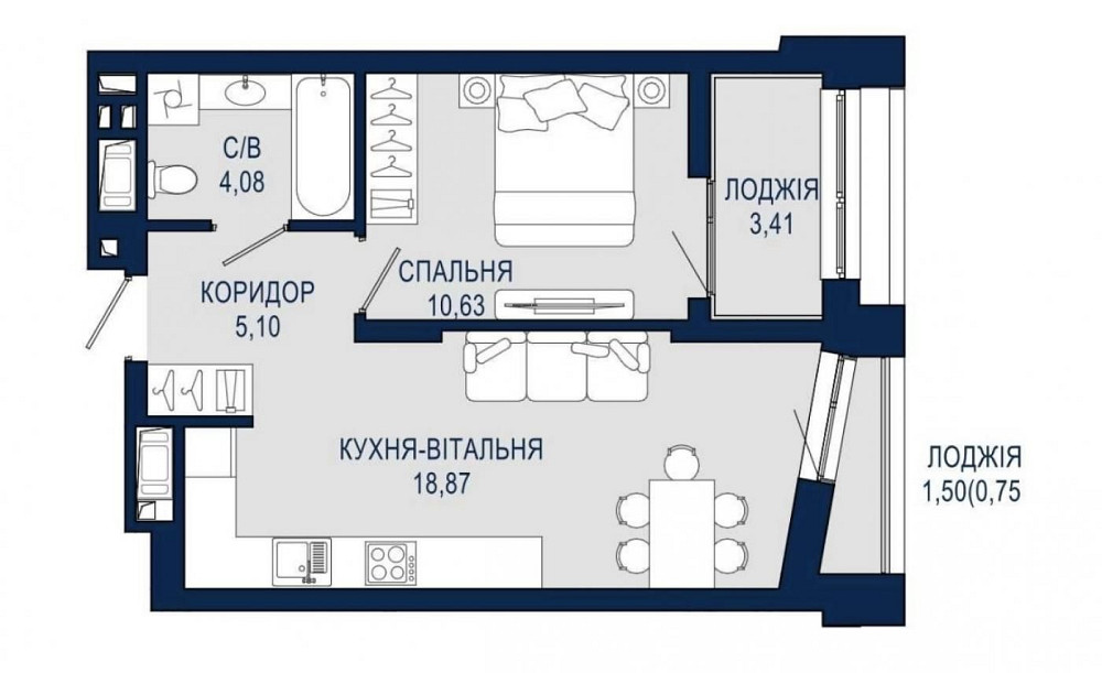 Продаж 1к квартири ЖК HELGA Львов - изображение 7