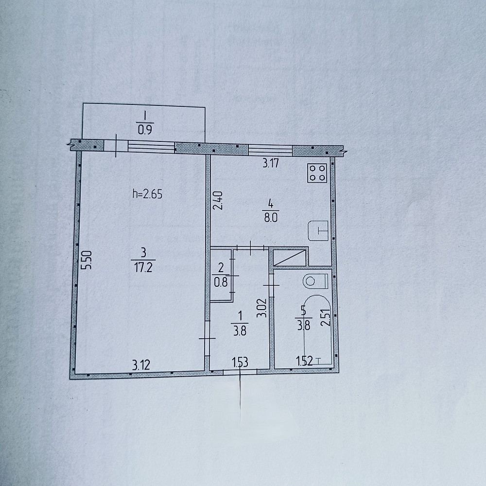 Терміново!   Продам 1 кімнатну квартиру - чешку поруч  Гагаріна Кривой Рог - изображение 7