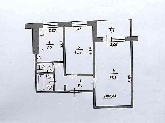 2 комнатная ул. Содружества, 47 рядом Юбилейная Кривой Рог