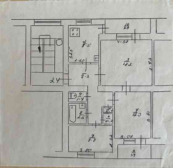 Продаж квартири на пʼятому поверсі в центрі міста Велика Знам`янка