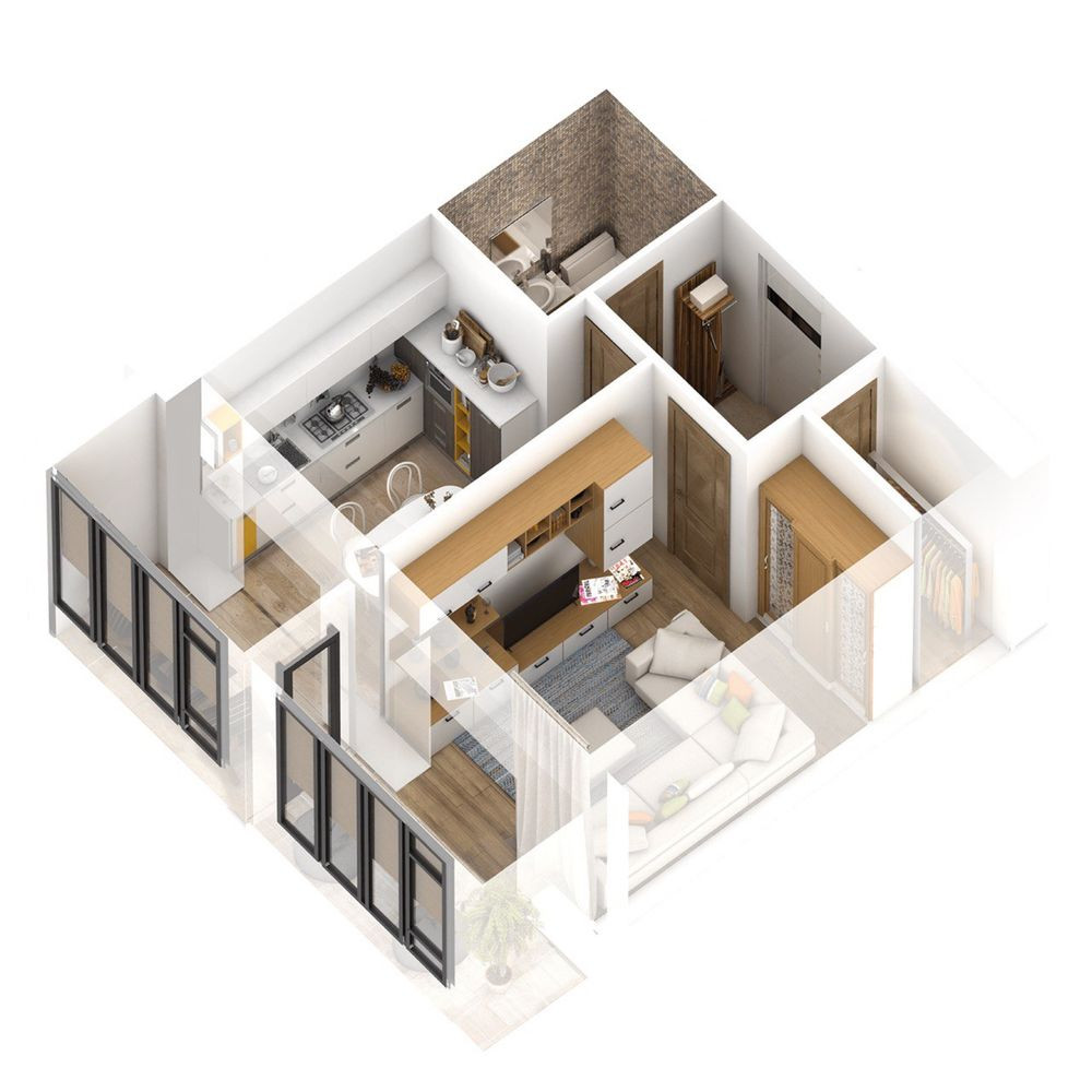 Нова 1-к квартира у сучасному ЖК Your Home від Забудовника БЕЗ КОМІСІЇ Львов - изображение 7