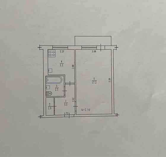 Продам 1 комнатную квартиру на Половках Полтава